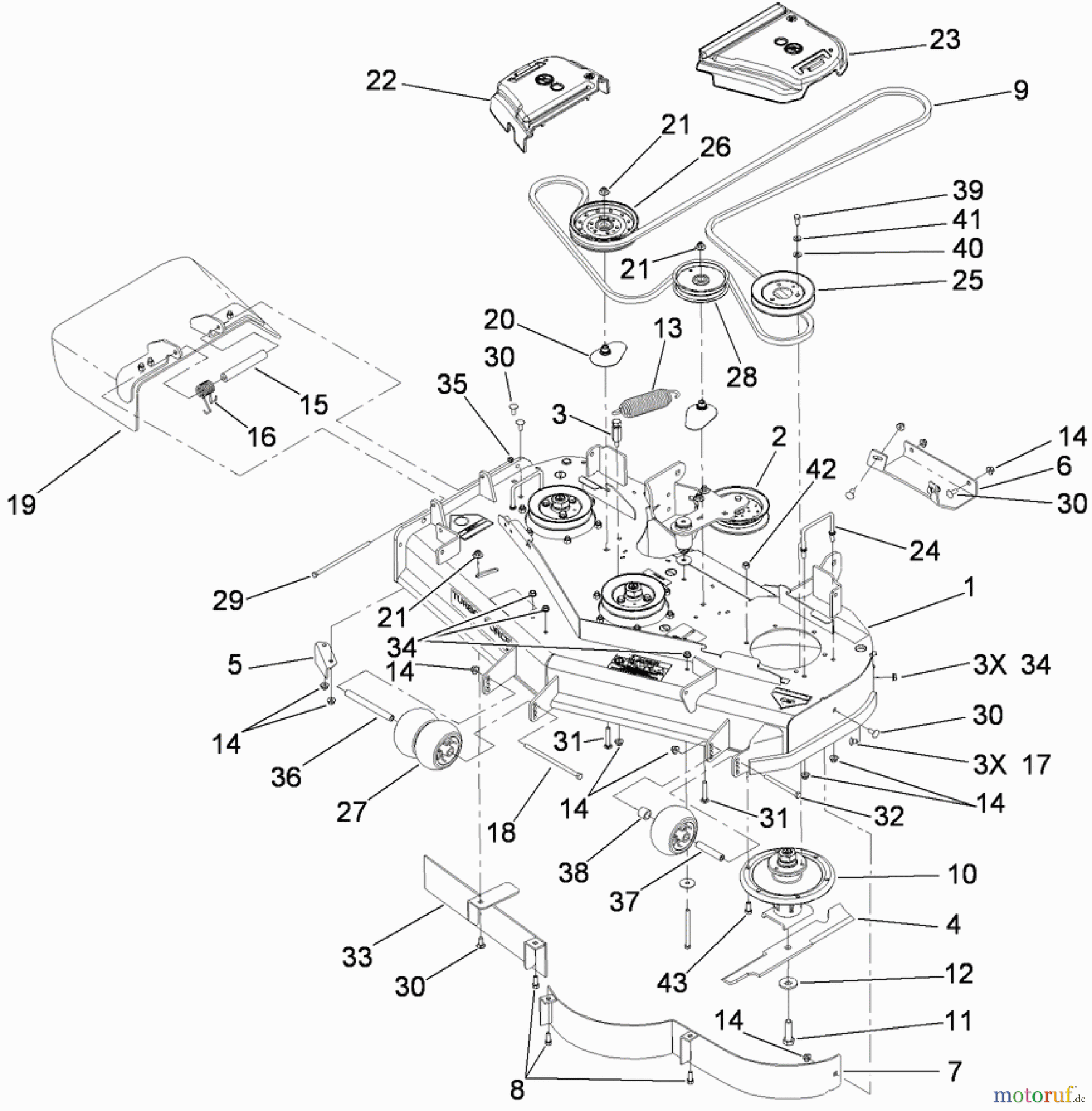  Zerto-Turn Mäher 74941CP - Toro Z Master G3 Riding Mower, 48