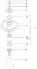 Zerto-Turn Mäher 74941CP - Toro Z Master G3 Riding Mower, 48" TURBO FORCE Side Discharge Deck (SN: 290000001 - 290999999) (2009) Spareparts SPINDLE ASSEMBLY NO. 117-3840