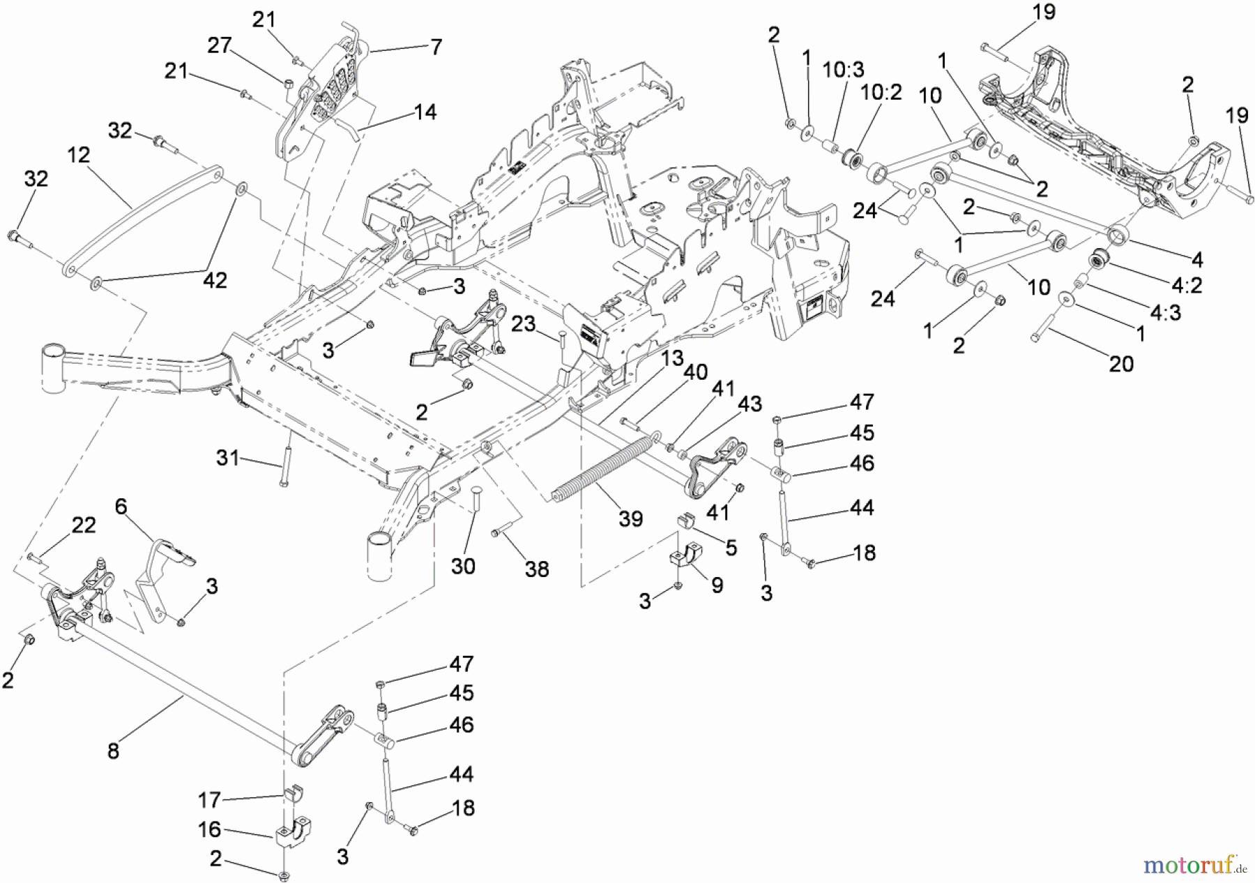  Zerto-Turn Mäher 74941CP - Toro Z Master G3 Riding Mower, 48