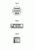 Zerto-Turn Mäher 74945CP - Toro Z Master G3 Riding Mower, 60" TURBO FORCE Side Discharge Deck (SN: 290000001 - 290999999) (2009) Spareparts LABEL SET KAWASAKI FX801V-AS04