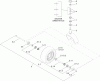 Zerto-Turn Mäher 74952 - Toro Z Master G3 Riding Mower, 48" TURBO FORCE Side Discharge Deck (SN: 311000001 - 311000324) (2011) Spareparts CASTER WHEEL AND FORK ASSEMBLY