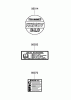 Zerto-Turn Mäher 74955CP - Toro Z Master G3 Riding Mower, 60" TURBO FORCE Side Discharge Deck (SN: 290000001 - 290999999) (2009) Spareparts LABEL SET KAWASAKI FX921V-AS04