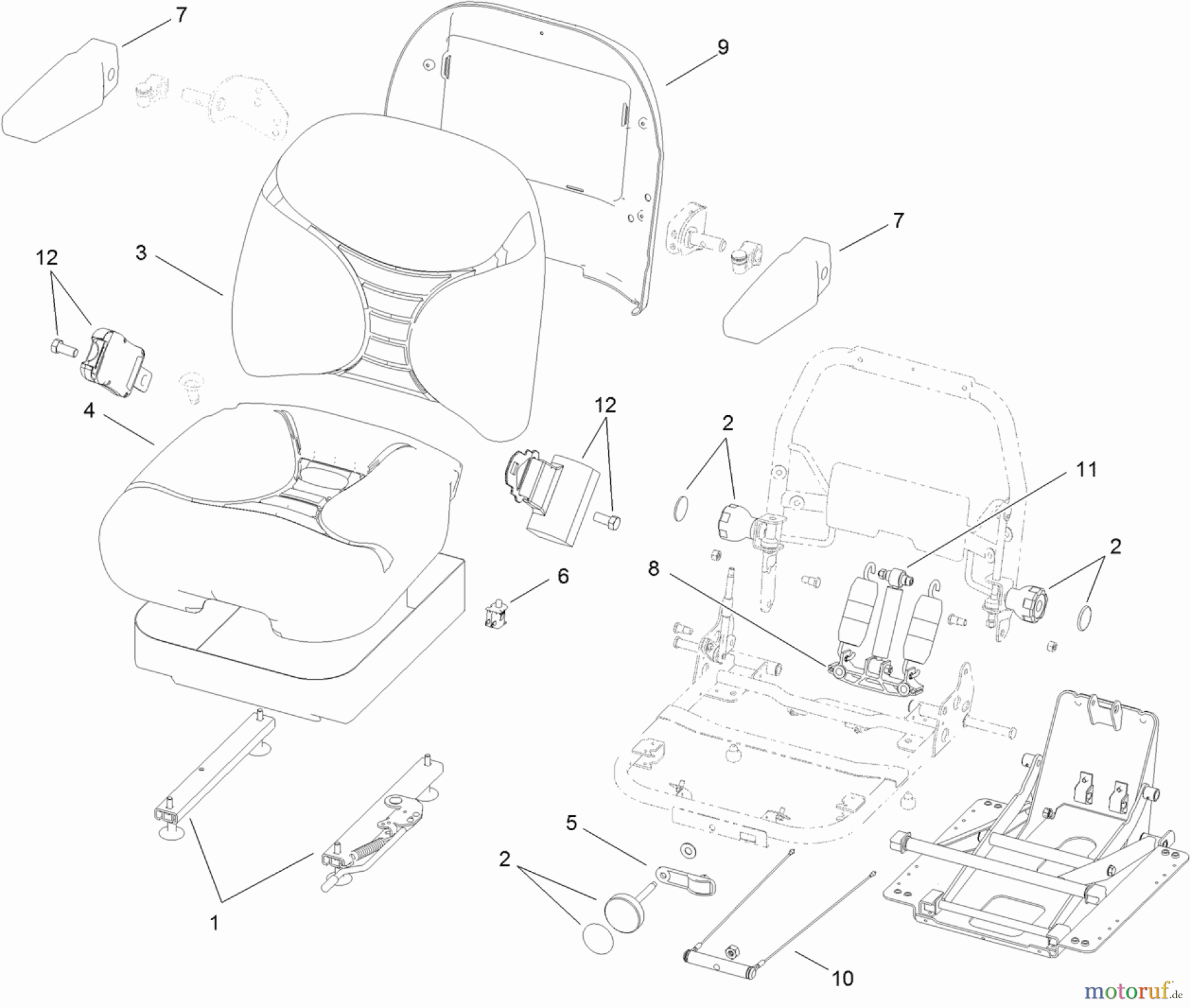  Zerto-Turn Mäher 74960CP - Toro Z Master G3 Riding Mower, 60