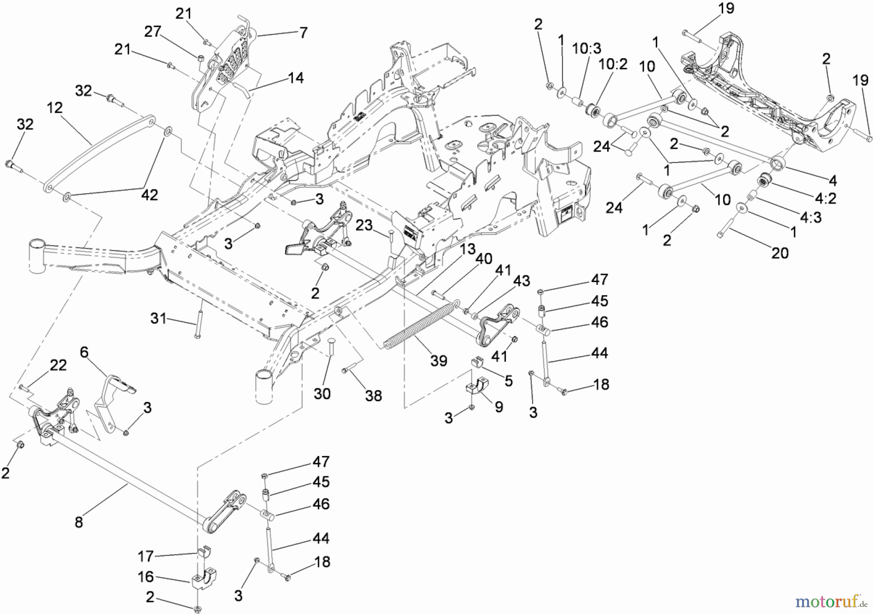  Zerto-Turn Mäher 74965CP - Toro Z Master G3 Riding Mower, 60