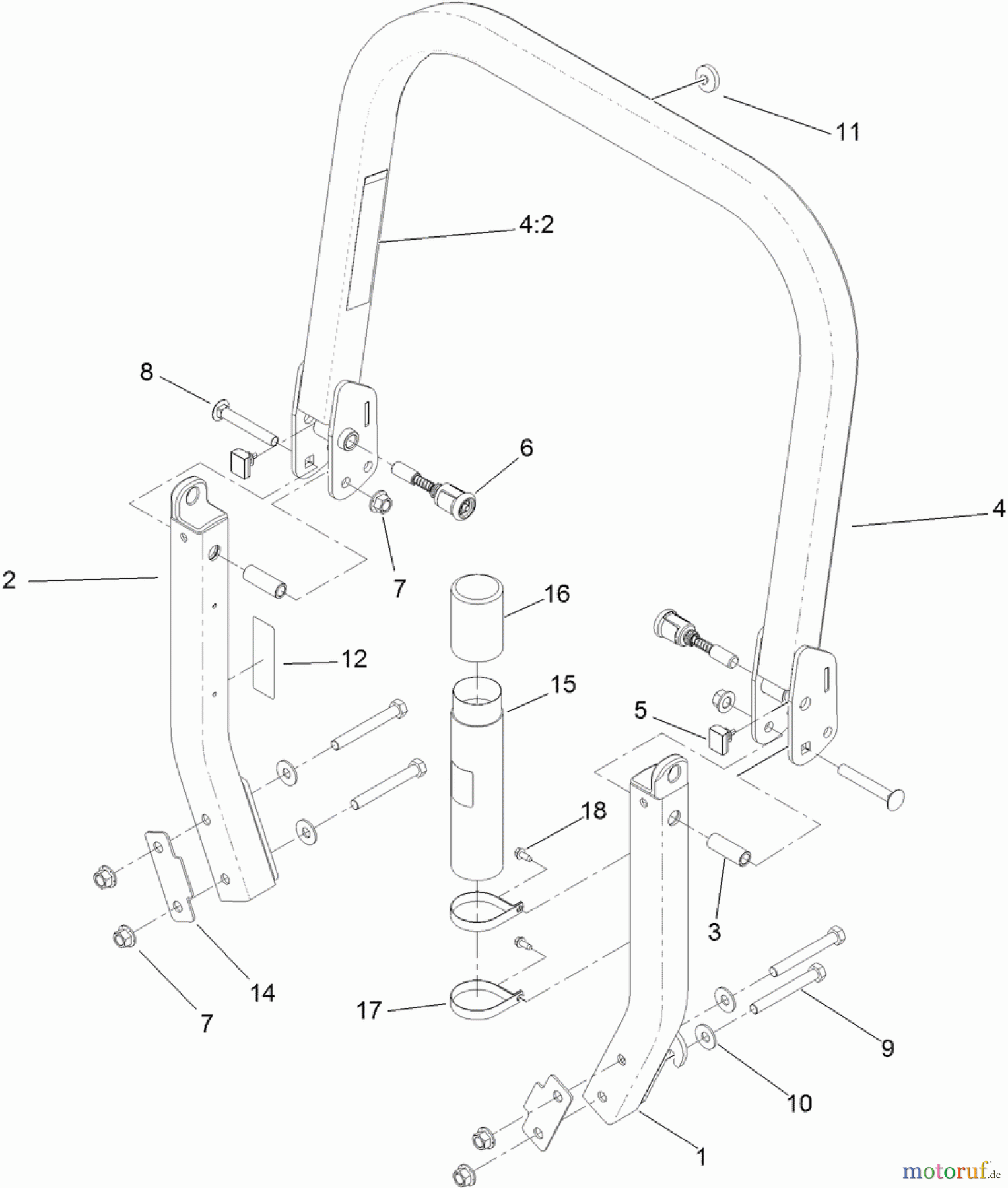  Zerto-Turn Mäher 74977 - Toro Z Master G3 Riding Mower, 72