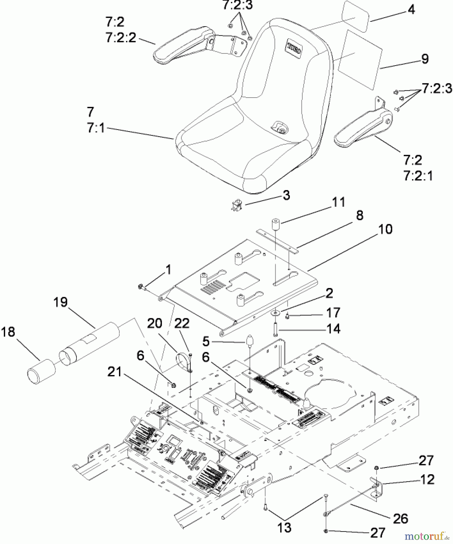  Zerto-Turn Mäher 79408 (Z300) - Toro Z Master Mower, 34