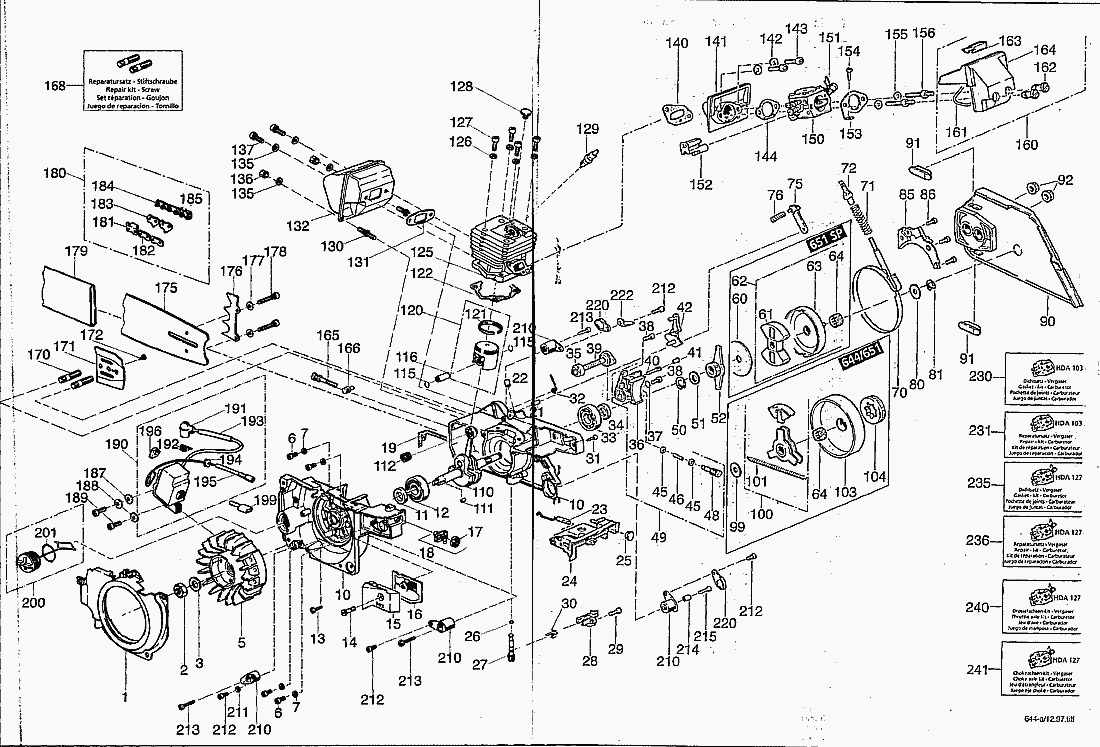 spare parts list