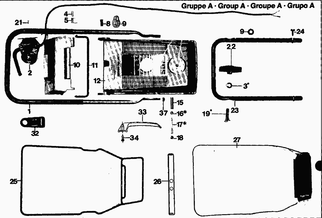 spare parts list