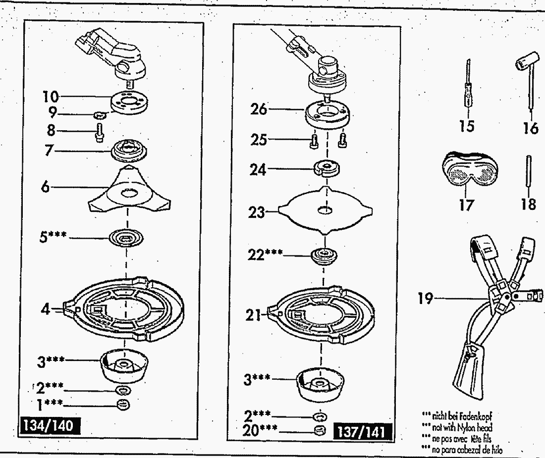 spare parts list