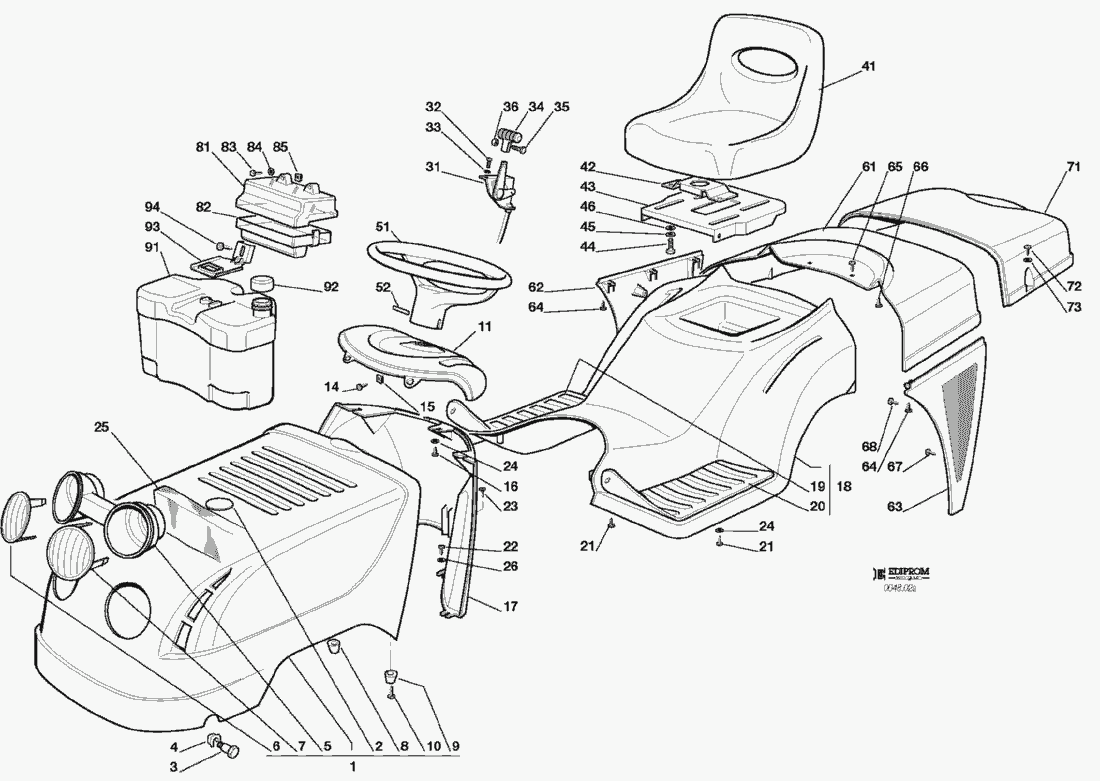 spare parts list