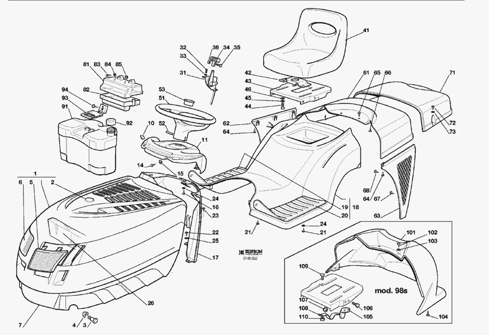 spare parts list