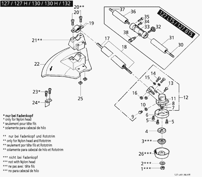 spare parts list