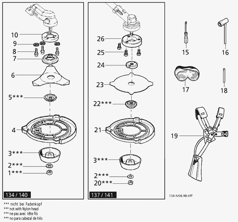 spare parts list