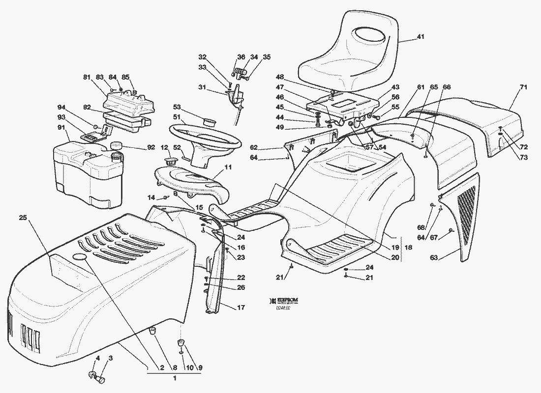 spare parts list