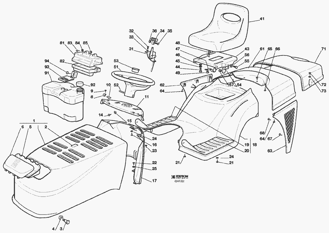 spare parts list